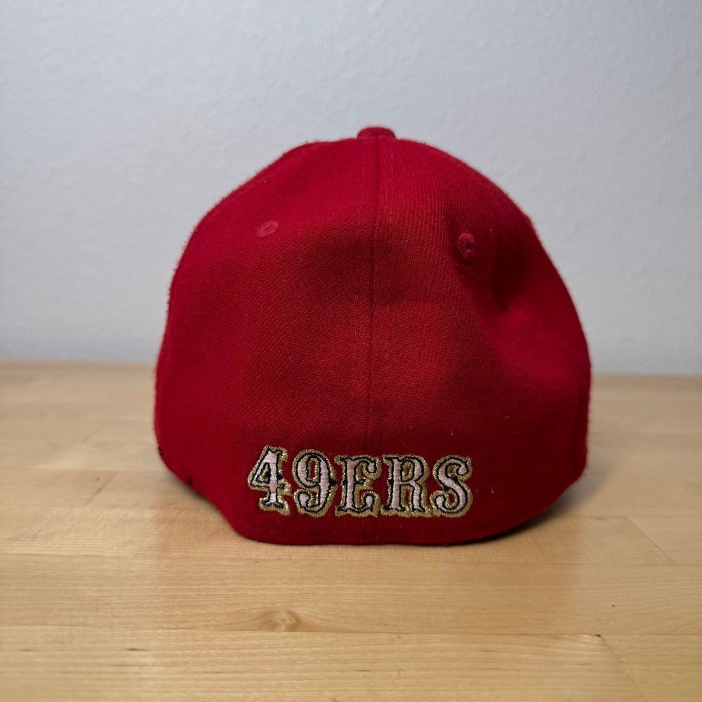 San Francisco 49ers New Era 39THIRTY Men's S/M Red Fitted Stretch Hat NFL - Picture 3 of 9
